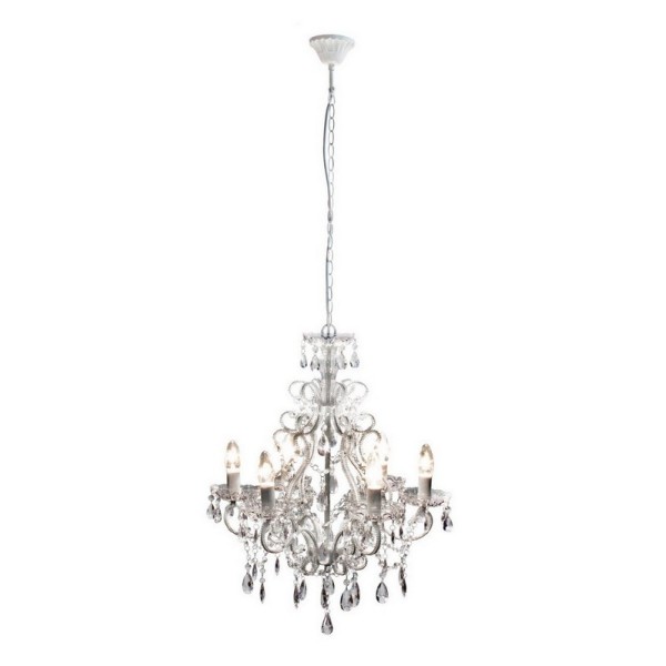 6 LIGHT CHANDELIER TALCY WHITE BIZZOTTO