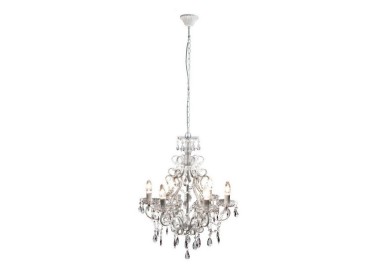 6 LIGHT CHANDELIER TALCY WHITE BIZZOTTO