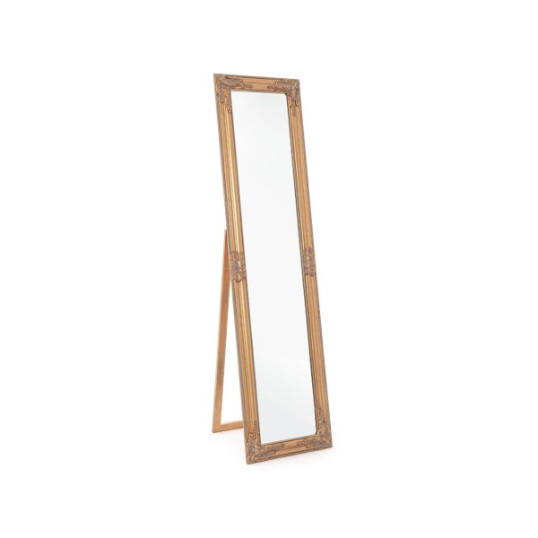 MIRO MIRROR WITH GOLD WOOD FRAME 40x160 BIZZOTTO