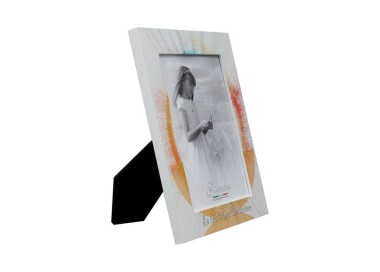 KCT02 GIEMME COMMUNION WHITE WOOD PHOTO FRAME 13x18cm