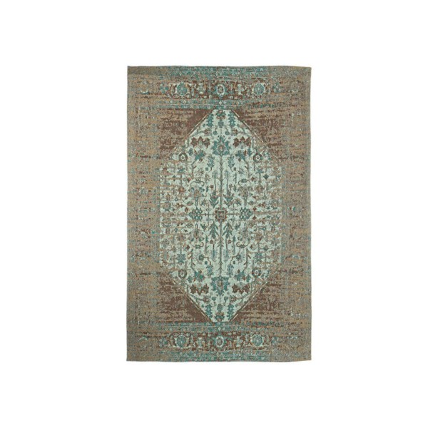 ATENA CARPET BROWN \ GREEN FABRIC 160x230 BIZZOTTO