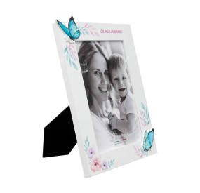 KFT28 GIEMME WHITE WOOD PHOTO FRAME 13x18cm