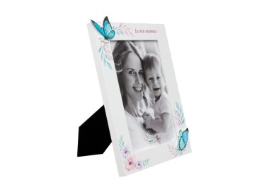 KFT28 GIEMME WHITE WOOD PHOTO FRAME 13x18cm