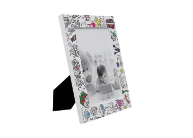 KBT100 GIEMME WHITE WOOD PHOTO FRAME 13x18cm