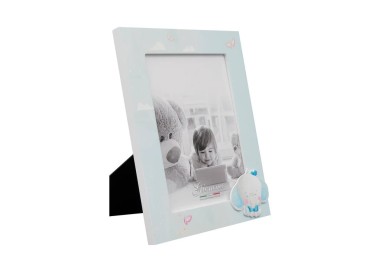 KBT104 WHITE WOOD PHOTO FRAME FOR CHILDREN GIEMME 13x18cm