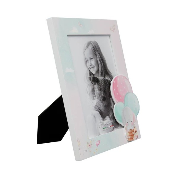 KBT103 WHITE WOOD PHOTO FRAME FOR GIEMME GIRLS 13x18cm