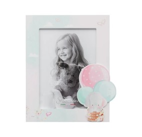 KBT103 WHITE WOOD PHOTO FRAME FOR GIEMME GIRLS 13x18cm