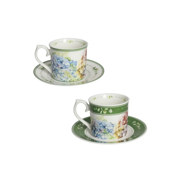 SET 2 PCS FLORA MUG NEW BONE CHINA BRANDANI