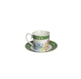 SET 2 PCS FLORA MUG NEW BONE CHINA BRANDANI