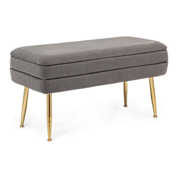 DARK GRAY STORAGE BENCH PAVLINA BIZZOTTO