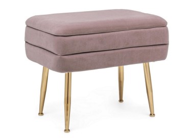 MAUVE PINK STORAGE BENCH PAVLINA BIZZOTTO