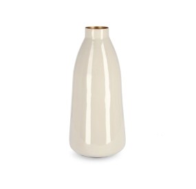 VASO BOTTIGLIA VELMA BEIGE H32,5cm BIZZOTTO