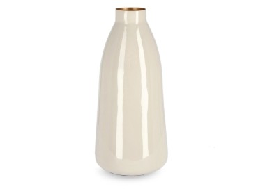 VELMA BEIGE BOTTLE VASE H32.5cm BIZZOTTO