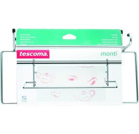 PORTAROTOLO CARTA SCOTEX ACCIAIO INOX TESCOMA