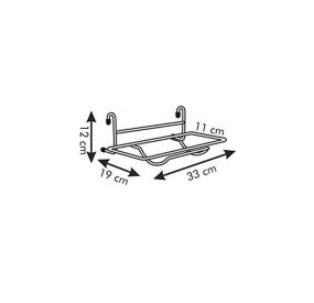 PORTAROTOLO CARTA SCOTEX ACCIAIO INOX TESCOMA