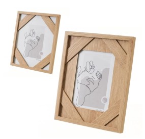 DOUBLE FUNCTION MDF WOOD PHOTO FRAME 20x25 - 12x17