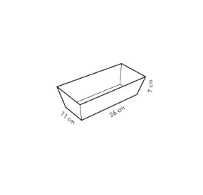 PLUMCAKE PAN 26x11CM NON-STICK STEEL TESCOMA