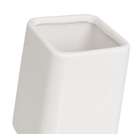 SET 3PZ DISPENSER BAGNO IN CERAMICA BIANCA