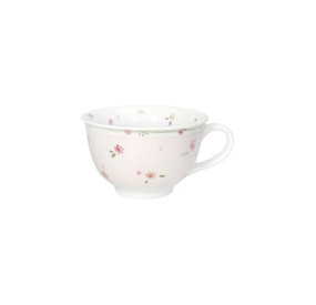 TAZZA COLAZIONE POLLINE ROSA PORCELLANA BRANDANI