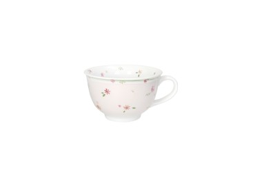 TAZZA COLAZIONE POLLINE ROSA PORCELLANA BRANDANI