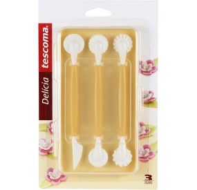 SET OF TOOLS FOR MODELING TESCOMA SUGAR PASTE