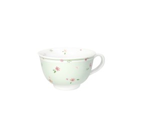 TAZZA COLAZIONE POLLINE VERDE PORCELLANA BRANDANI