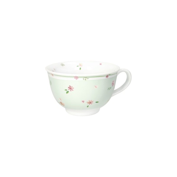 TAZZA COLAZIONE POLLINE VERDE PORCELLANA BRANDANI