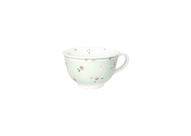 TAZZA COLAZIONE POLLINE VERDE PORCELLANA BRANDANI