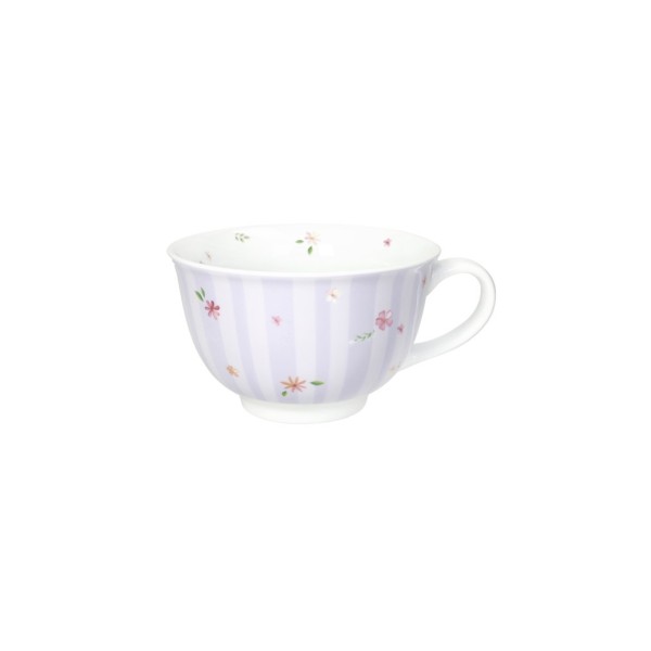 TAZZA COLAZIONE POLLINE VIOLA PORCELLANA BRANDANI