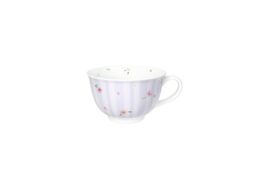 TAZZA COLAZIONE POLLINE VIOLA PORCELLANA BRANDANI