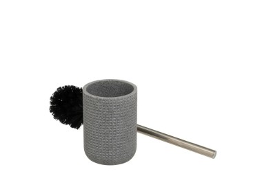 POLYRESIN STONE EFFECT GRAY BRUSH HOLDER 37cm