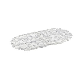 NON-SLIP BATHROOM CARPET STONE PVC 67x34cm