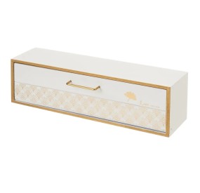 BOX 6 COMPARTMENTS GINKO MDF WOOD 39x10x11cm