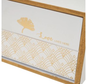 BOX 6 COMPARTMENTS GINKO MDF WOOD 39x10x11cm