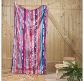 BEACH TOWEL PAREO FUREX RAIN MICROSPONGE 90x170cm