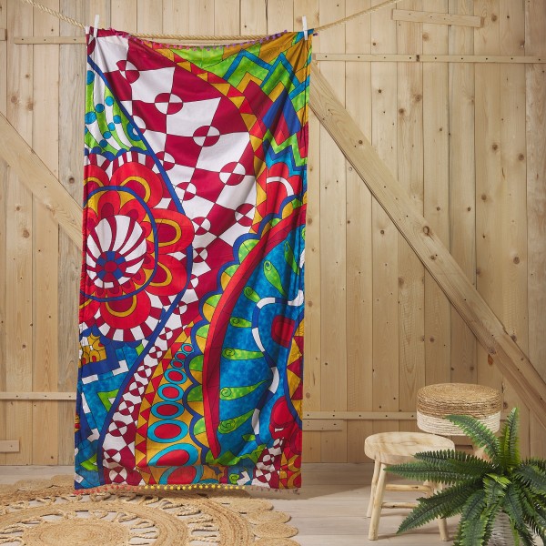 BEACH TOWEL PAREO FUREX INDU MICROSPONGE 90x170cm