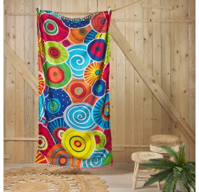 BEACH TOWEL PAREO FUREX ROOL MICROSPONGE 90x170cm