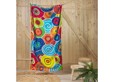 BEACH TOWEL PAREO FUREX ROOL MICROSPONGE 90x170cm