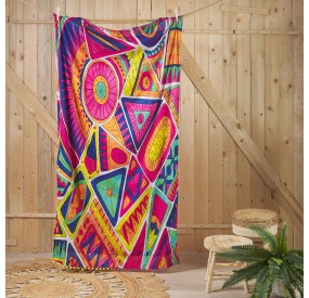 BEACH TOWEL PAREO FUREX WOOL MICROSPONGE 90x170cm