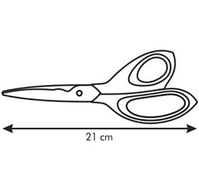 FORBICI ACCIAIO INOX 22CM TESCOMA