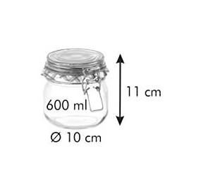 GLASS JAR 600ML TESCOMA