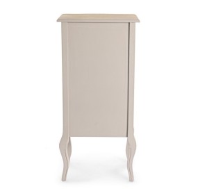 CLARISSE 5 DRAWER CHEST OF BIZZOTTO WHITE WOOD