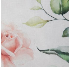 CUSCINO ROSES TESSUTO TESSILE 50x30cm