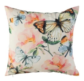 BUTTERFLY CUSHION TEXTILE FABRIC 45x45cm