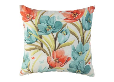 TULIPS CUSHION TEXTILE FABRIC 45x45cm