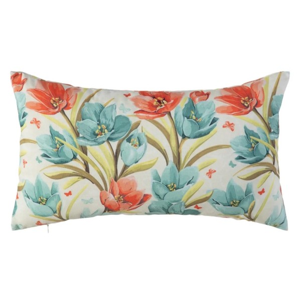 TULIPS CUSHION TEXTILE FABRIC 50x30cm