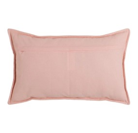 CUSCINO ROSA 100% COTONE 50x30cm