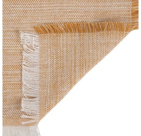 BREAKFAST PLACEMAT WITH BEIGE FRINGE 46x33cm