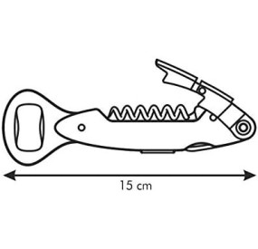 APRIBOTTIGLIE MULTIFUNZIONE ACCIAIO INOX TESCOMA