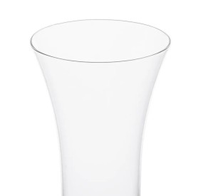 VASO TRASPARENTE VETRO 12x8x25cm